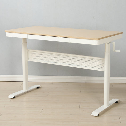 Ergonomic 48x24 Standing Desk with Metal Drawer & Adjustable Height