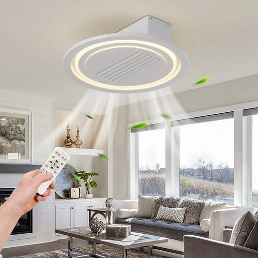 22 Modern Ceiling Fan with Remote | Washable Iron Fan