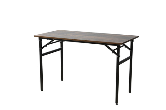 Folding table desk 31.5x15.7 inches computer Workstation No Install BLACK